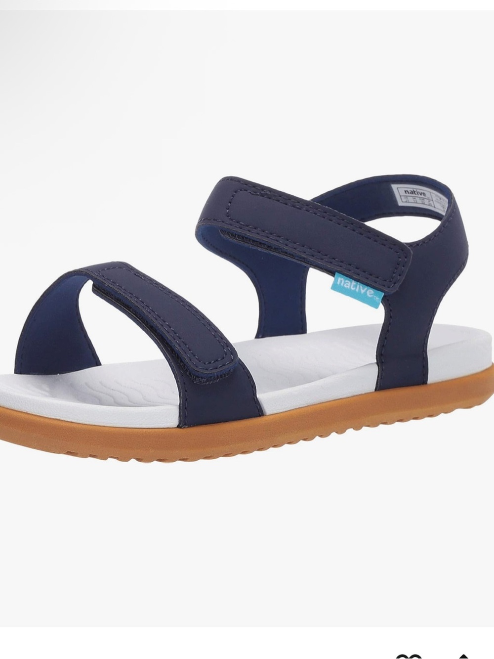 Native Navy Charley sandals Adjustable Velcro Closure Water Beach Toddler Size 5